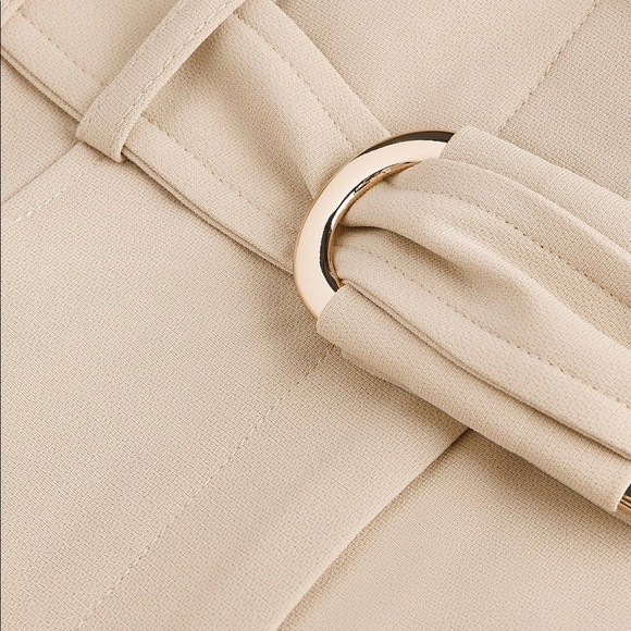 Super High Belted Waisted Ankle Pant - Picture 5 of 10